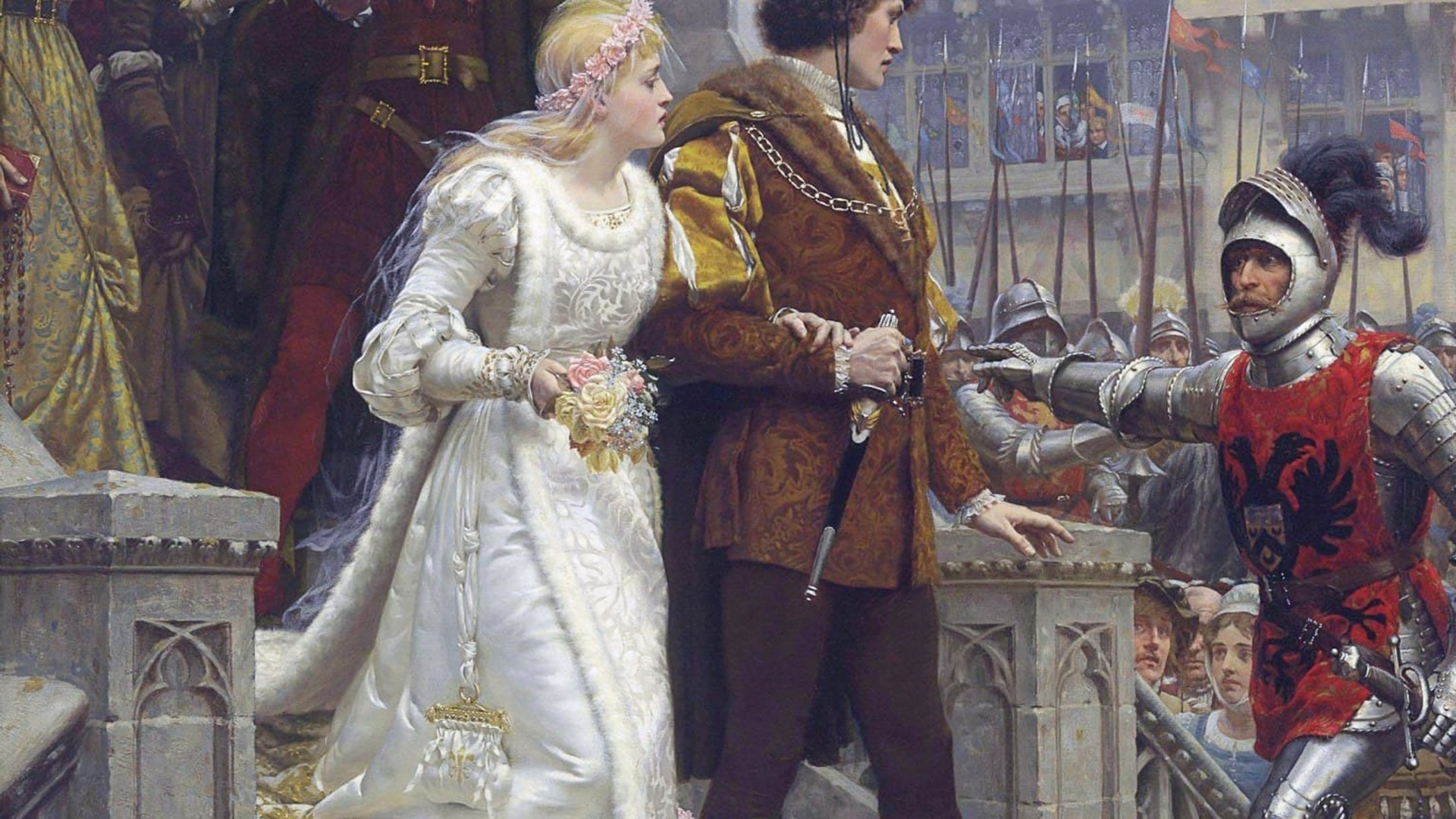 Gallery “Call to Arms” (E. Leighton, 1888)